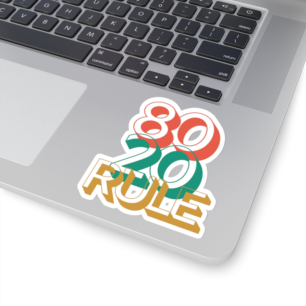 80/20 Rule - Pareto Principle Sticker