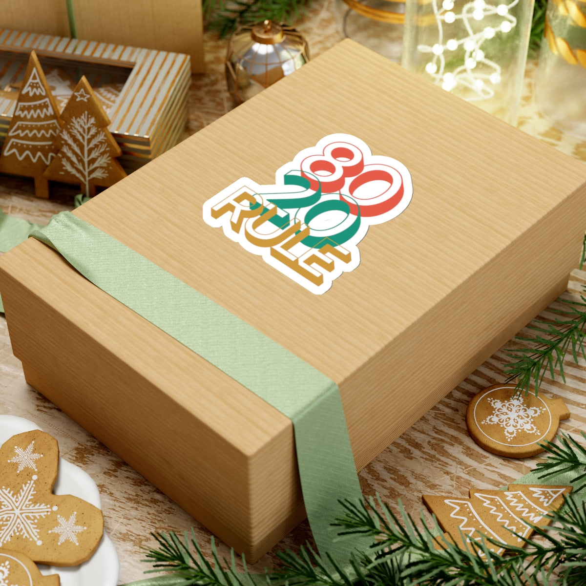 80/20 Rule - Pareto Principle Sticker
