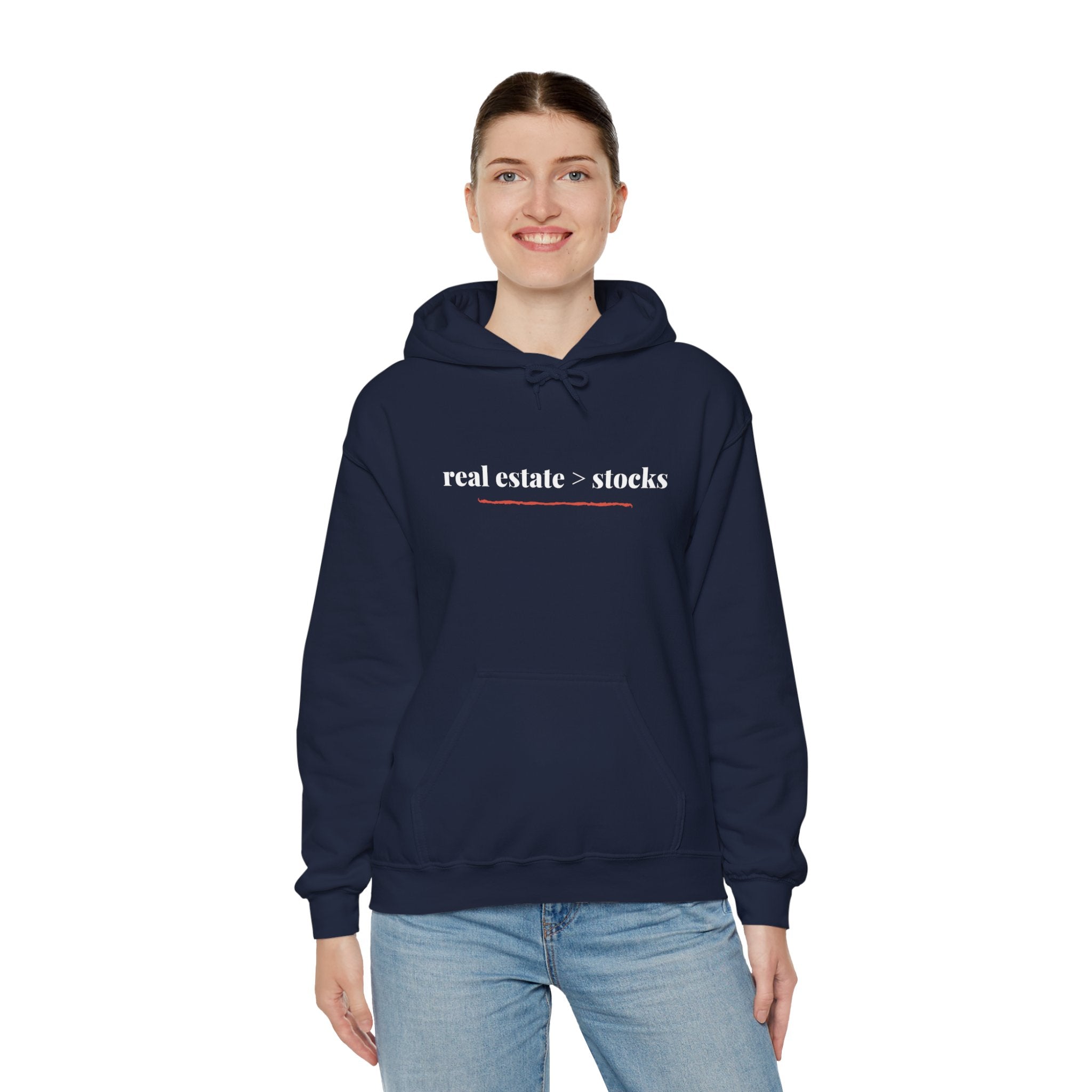 Real Estate vs. Stocks Classic Hoodie
