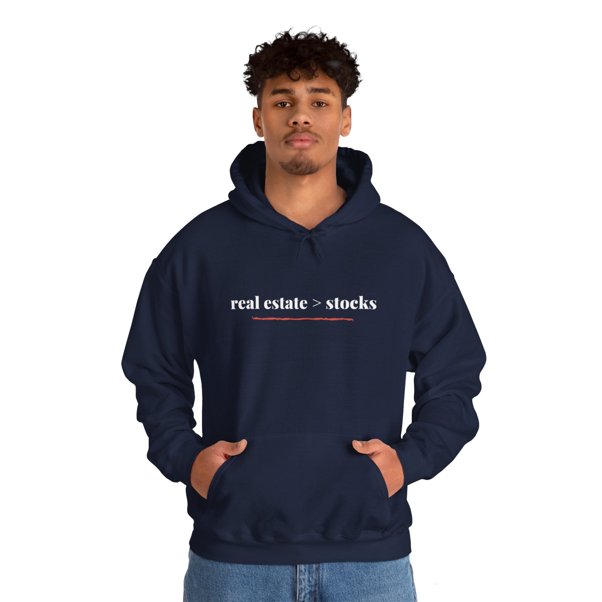 Real Estate vs. Stocks Classic Hoodie