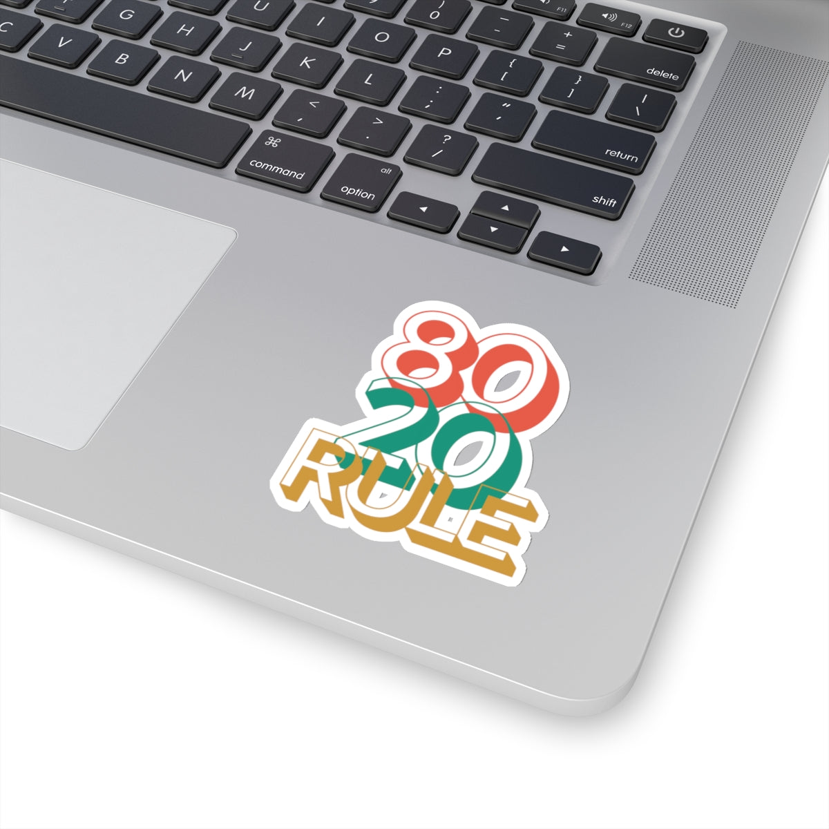 80/20 Rule - Pareto Principle Sticker