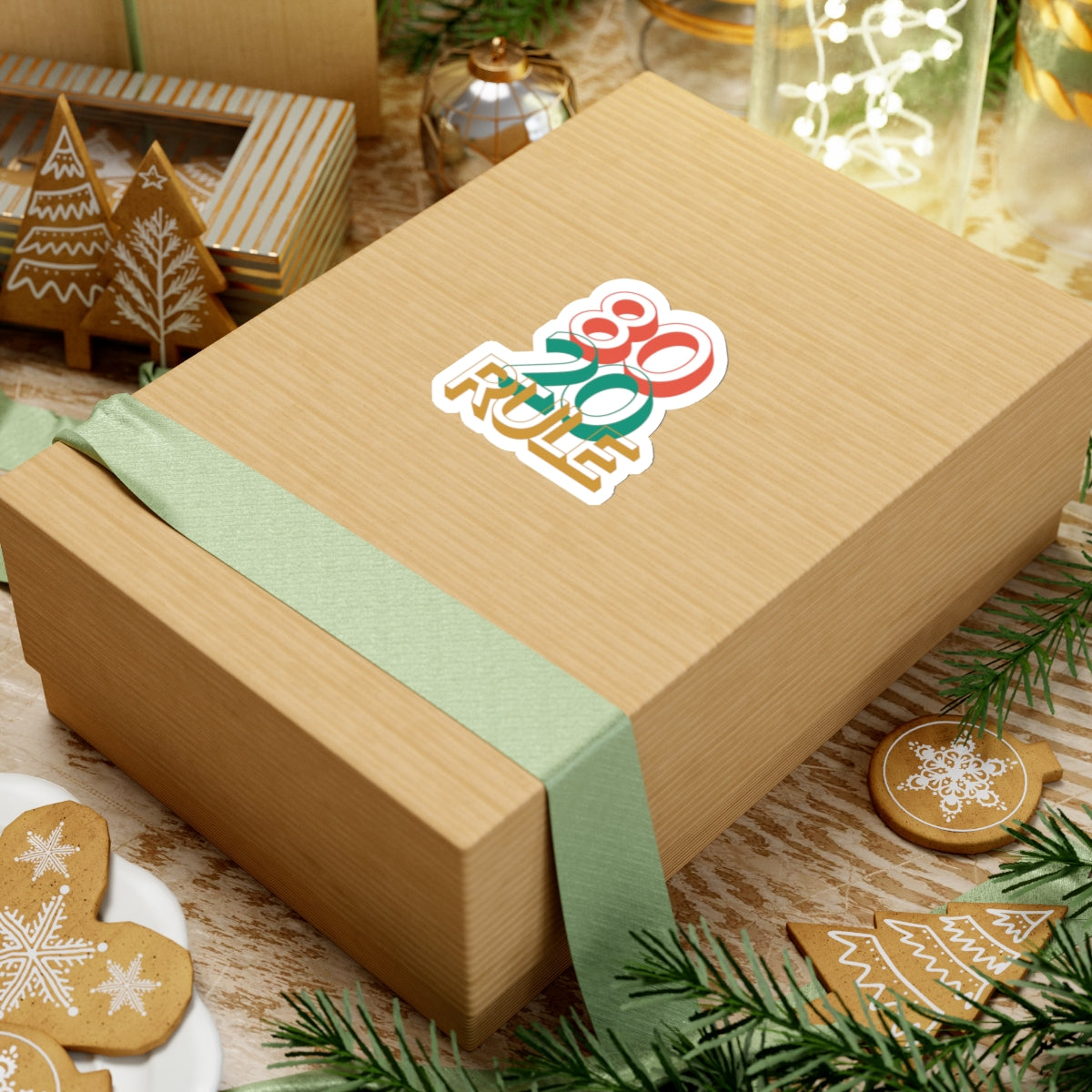 80/20 Rule - Pareto Principle Sticker