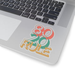 80/20 Rule - Pareto Principle Sticker