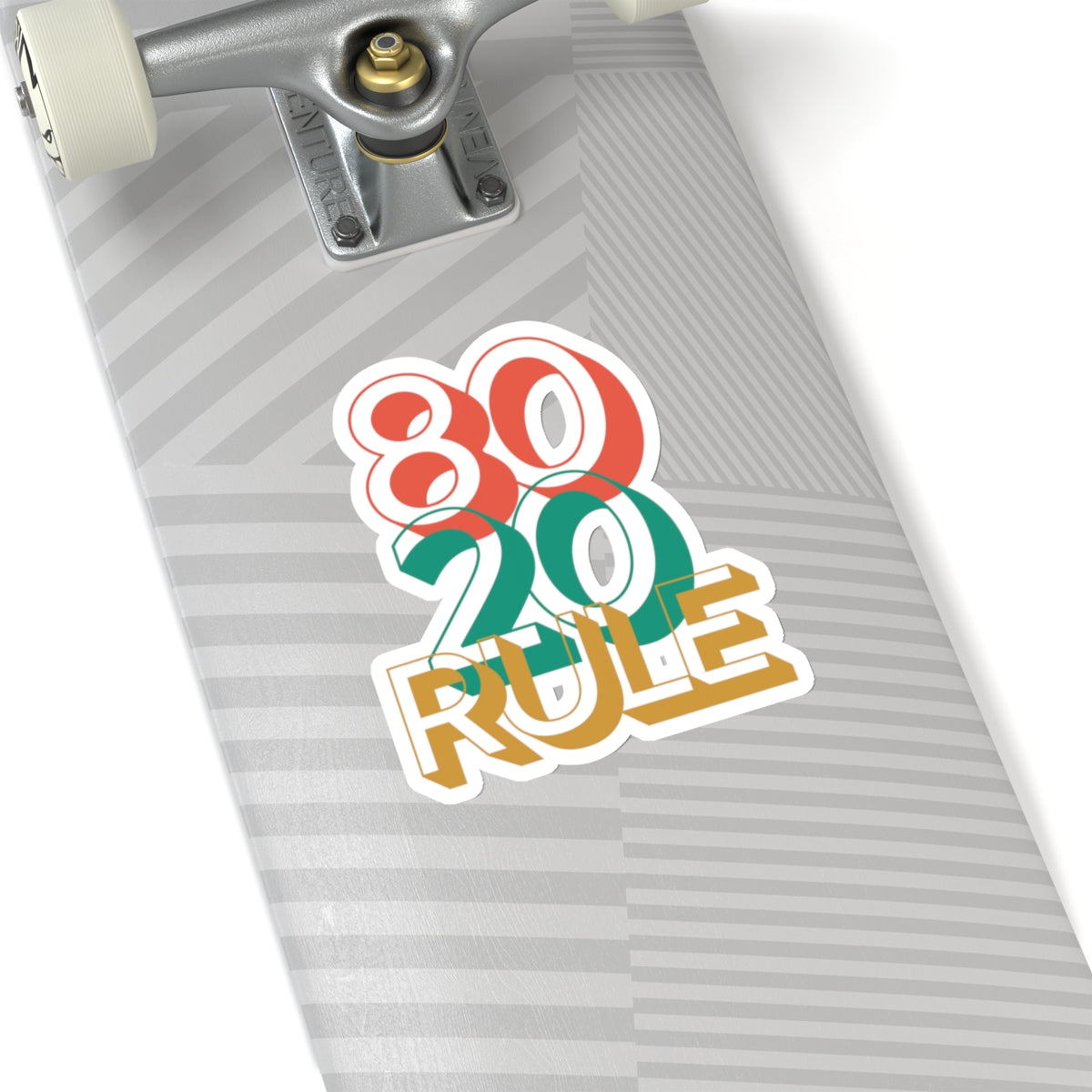 80/20 Rule - Pareto Principle Sticker